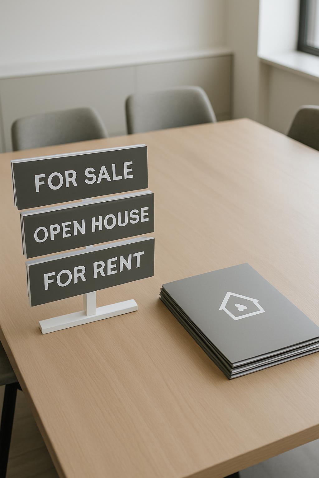 open house for rent furnitures sale support by realtor company